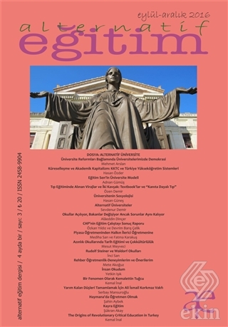 Alternatif Eğitim Dergisi Sayı: 3 Eylül - Aralık 2