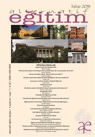 Alternatif Eğitim Dergisi Sayı: 7 Bahar 2018