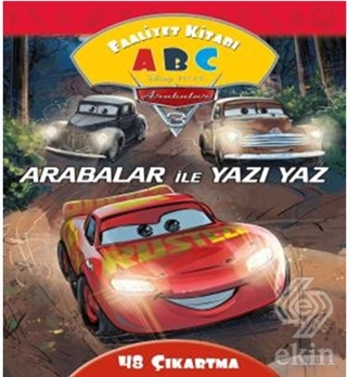 Arabalar İle Yazı Yaz Faaliyet Kitabı - Disney Ara