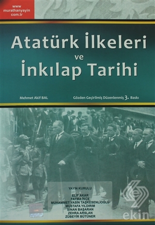 Atatürk İlkeleri ve İnkılap Tarihi M.Akif Bal