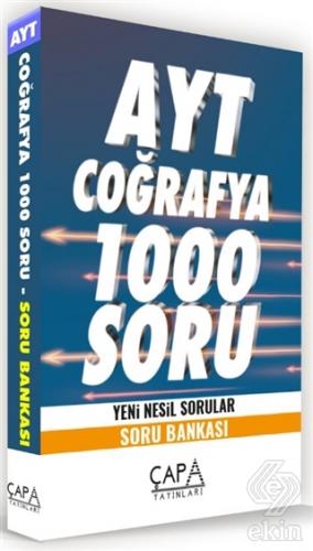 AYT Coğrafya 1000 Soru Yeni Nesil Sorular - Soru
