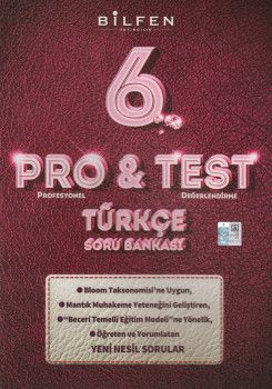 Bilfen 6. Sınıf Türkçe ProTest Soru Bankası