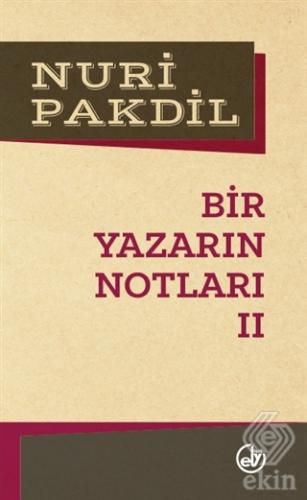 Bir Yazarın Notları 2