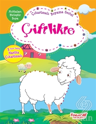 Çiftlikte - Çıkartmalı Boyama Serisi