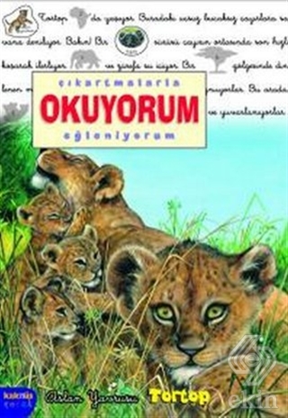 Çıkartmalarla Okuyorum Eğleniyorum - Aslan Yavrusu