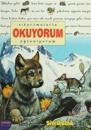 Çıkartmalarla Okuyorum-Eğleniyorum: Kurt Yavrusu S