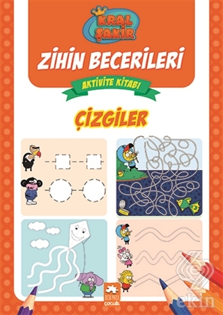 Çizgiler - Kral Şakir Zihin Becerileri Aktivite Ki