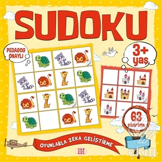 Çocuklar İçin Sudoku Çıkartmalı (3+ Yaş)