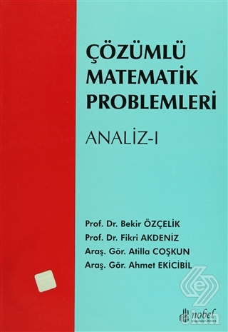 Çözümlü Matematik Problemleri - Analiz 1