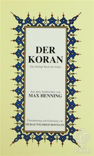 Der Koran Almanca Kuran-ı Kerim Tercümesi (Karton