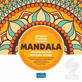 Desenler Tezhipler Şekillerle Mandala - Sarı Kitap
