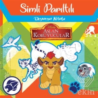 Disney Aslan Koruyucuları Simli Parıltılı Boyama K