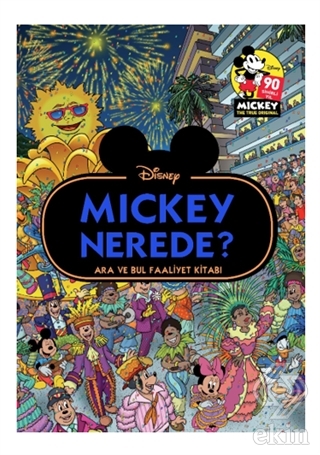 Disney Mickey Nerede? Ara ve Bul Faaliyet Kitabı