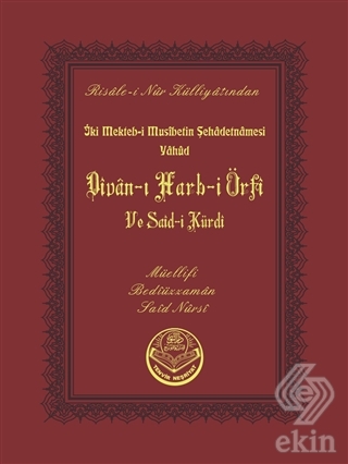 Divan-ı Harb-i Örfi ve Said-i Kürdi (Cep Boy)