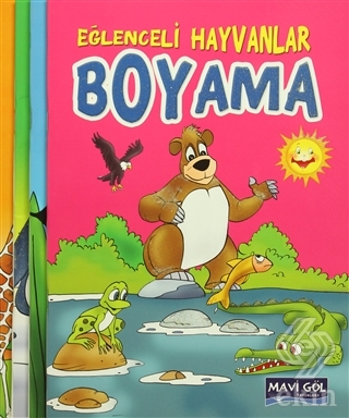 Eğlenceli Hayvanlar Boyama (4 kitap)