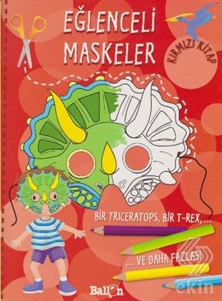 Eğlenceli Maskeler Kırmızı Kitap