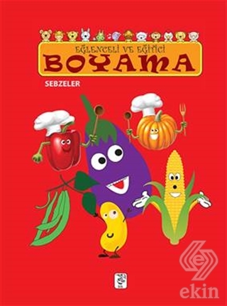 Eğlenceli ve Eğitici Boyama - Sebzeler