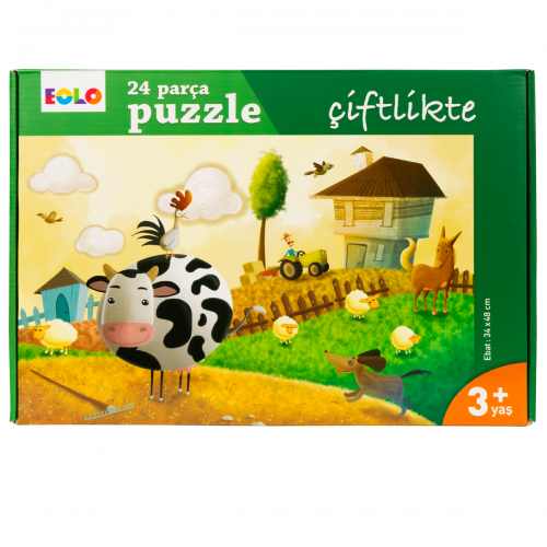 Eolo 24 Parça Puzzle - Çiftlikte
