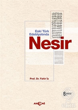 Eski Türk Edebiyatında Nesir