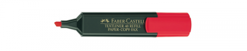 Faber-Castell 1548 Fosforlu Kalem Kırmızı