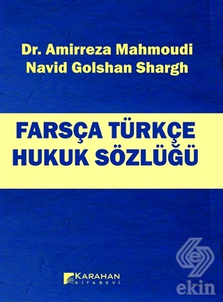 Farsça Türkçe Hukuk Sözlüğü