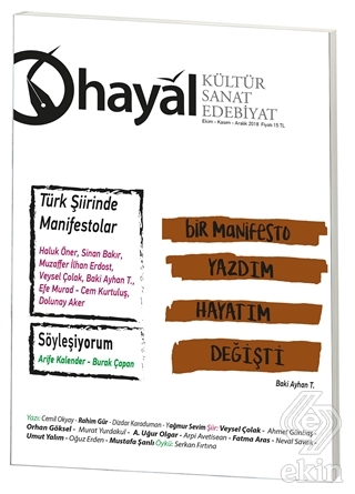 Hayal Kültür Sanat ve Edebiyat Dergisi Sayı: 67 (E