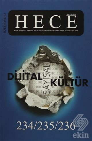 Hece Aylık Edebiyat Dergisi Dijital Sayısal Kültür