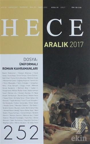 Hece Aylık Edebiyat Dergisi Sayı: 252 - Aralık 201