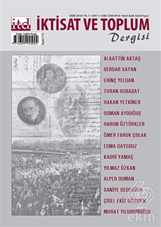 İktisat ve Toplum Dergisi Sayı: 1