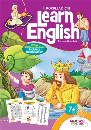 İlkokullar İçin Learn English - Mor