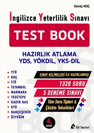 İngilizce Yeterlilik Sınavı - Test Book