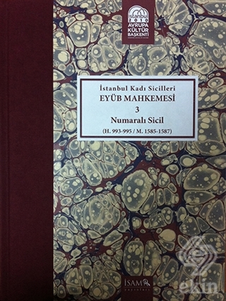 İstanbul Kadı Sicilleri - Eyüb Mahkemesi 3 Numaral