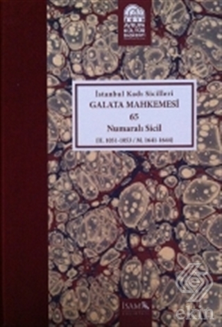 İstanbul Kadı Sicilleri - Galata Mahkemesi 65 Numa
