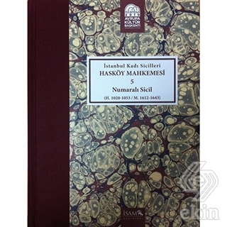 İstanbul Kadı Sicilleri - Hasköy Mahkemesi 5 Numar
