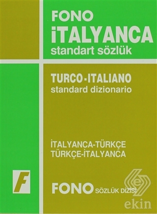 İtalyanca / Türkçe - Türkçe / İtalyanca Standart S