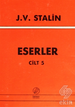 J. V. Stalin Eserler Cilt 5