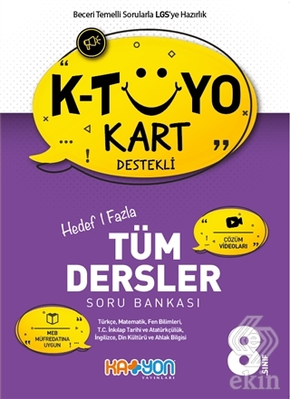 K-Tüyo Kart Destekli Hedef 1 Fazla Tüm Dersler Sor