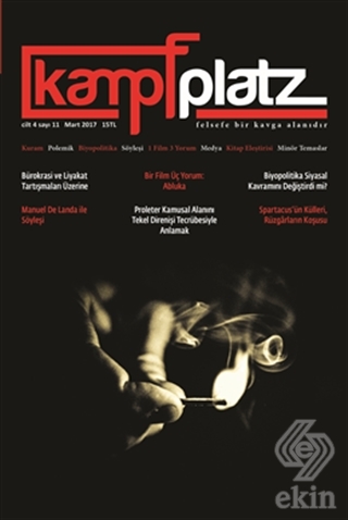 Kampfplatz Cilt 4 Sayı: 11 Mart 2017