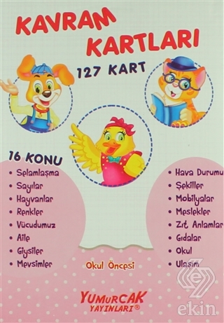 Kavram Kartları 127 Kart