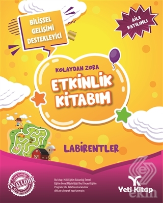 Kolaydan Zora Etkinlik Kitabım - Labirentler
