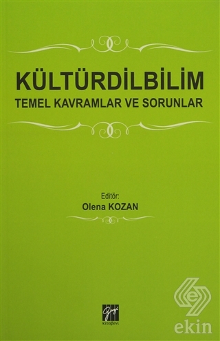 Kültürdilbilim Temel Kavramlar ve Sorunlar