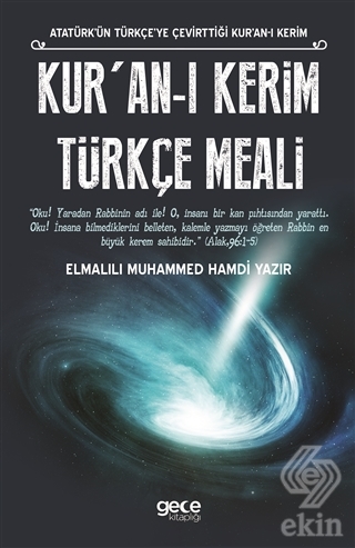 Kur\'an-ı Kerim Türkçe Meali