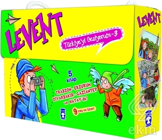 Levent Türkiye\'yi Geziyorum - 3 (5 Kitap Set)