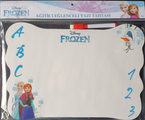Lisanslı Disney Frozen Eğlenceli Yazı Tahtası