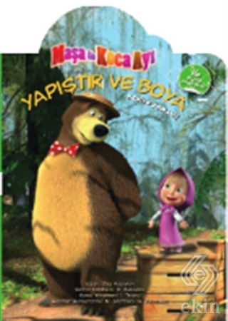 Maşa ile Koca Ayı : Yapıştır ve Boya - Hediye Zama