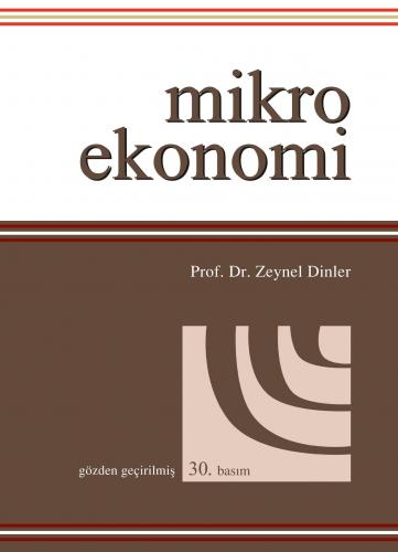 Mikro Ekonomi Zeynel Dinler 30.Baskı