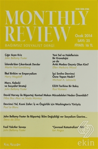 Monthly Review Bağımsız Sosyalist Dergi Sayı: 35 /