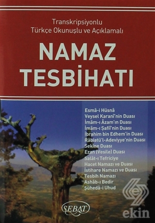 Namaz Tesbihatı (Mini Boy) Kod:1019