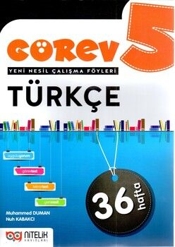Nitelik Yayınları 5.Sınıf Görev Türkçe Çalışma Föy