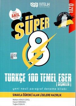 Nitelik Yayınları 8.Sınıf Süper 100 Temel Eser